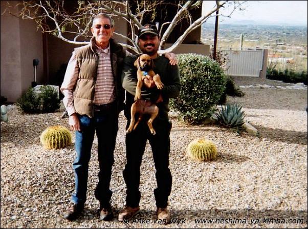 Heshimayakimba Isaiah Sam with Alfred and Jose