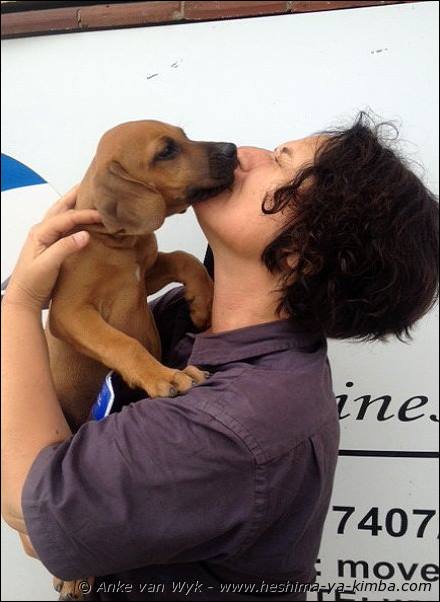 Heshimayakimba Isaiah Sam with Anke